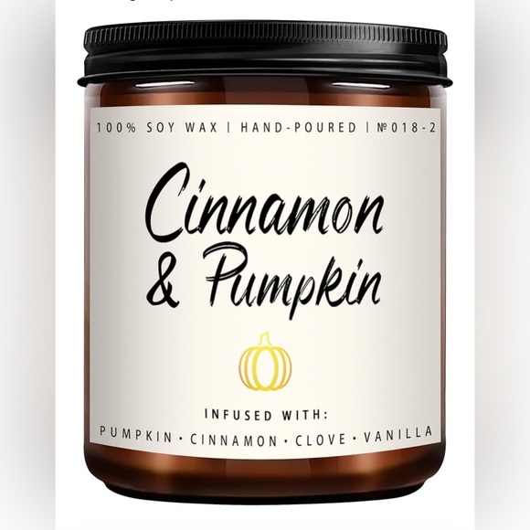 Cinnamon & Pumpkin Soy CandleNWT - Picture 1 of 6